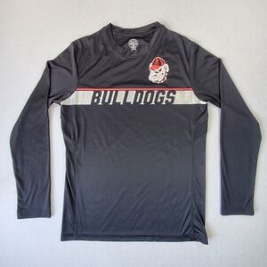 Georgia Bulldogs Rivalry Threads Long Sleeve Shirt Mens M Black Athletic